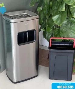 Thùng rác inox gạt tàn GPX-30