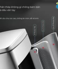 Thùng rác inox đạp chân GNF ATP Hà Thành